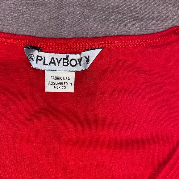 vintage bedazzled playboy tee - Picture 3 of 3